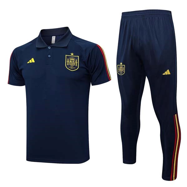 Polo Spanien Komplett Set 2023-24 Blau